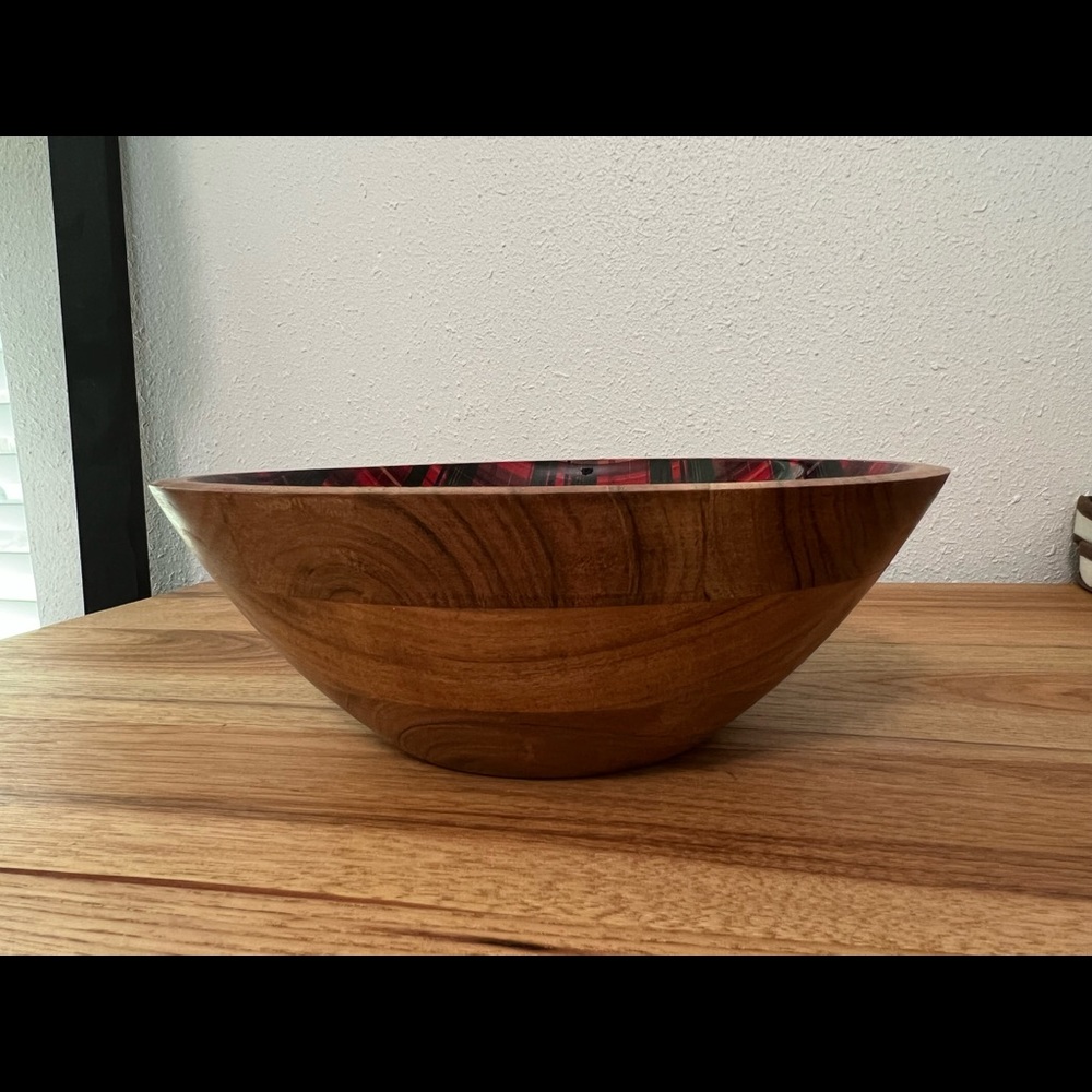 Gorgeous 12” wood bowl